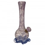 pipes cannabis Noble Glass Pink & Blue Small Round Base Glass Bong