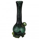 pipes cannabis Noble Glass Green Small Round Base Glass Bong