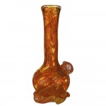 pipes cannabis Noble Glass Orange Small Round Base Glass Bong