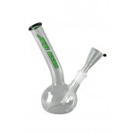 WS - Blowjob Glass Mini Bong - Green Line