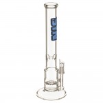 SYN Glass – Mini Disc Perc Bong – Sky Blue Label