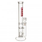 SYN Glass – 38 Fixed Dome Perc Glass Bong – Red Label