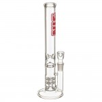SYN Glass – Coupled Ratchet Perc Glass Bong – Red Label