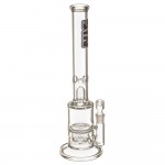 SYN Glass – Synergy Fullsize Glass Perc Bong – Black Label