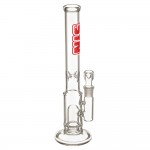 SYN Glass – Mini Airstrike Glass Perc Bong – Red Label