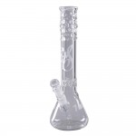 pipes cannabis Weed Star -  Messias Illusion 7 mm Glass Bong with Ice Notches