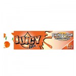 Papiers à Rouler cannabis Juicy Jay's Peaches and Cream Regular Size Rolling Papers - Box of 24 Packs