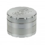 Moulins à Herbes cannabis G-Spot - Aluminum Magnetic Herb Grinder - 4-part - 62mm - Silver