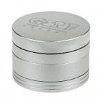 Moulins à Herbes cannabis G-Spot - Aluminum Magnetic Herb Grinder - 4-part - 76mm - Silver