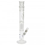WS - Mahony Illusion 3-arm Perc Glass Ice Bong - END OF LINE PRICE
