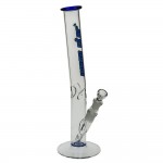 Weed Star - TX Burner 2.0 Glass Ice Bong - Blue Line