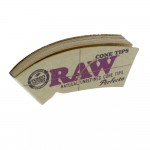 Papiers à Rouler cannabis RAW Natural Cone Tips - Single Pack