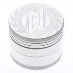 Moulins à Herbes cannabis Magno Mix Lasered Aluminum Herb Grinder 50mm - Magno Blades Logo - 4-part