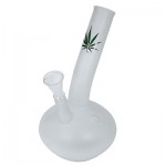 pipes cannabis Glass Bong Sandblasted