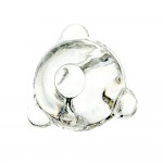 Weed Star - Glass Seamine - Clear - 12.5mm