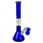 WS - Lil' Percy 4-arm Perc Bong with Ashcatcher - Green or Blue
