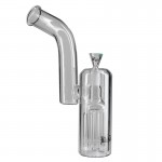 Black Leaf - Saxo Glass Bubbler - Recessed Joint - 8-arm Perc