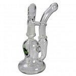 Black Leaf - Portable Bubbler with Inline Hole Diffuser