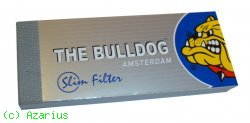 Papiers à Rouler cannabis Filtres slim The Bulldog