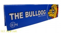 Papiers à Rouler cannabis Feuilles à rouler The Bulldog Bleu