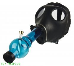 pipes cannabis Bong masque à gaz
