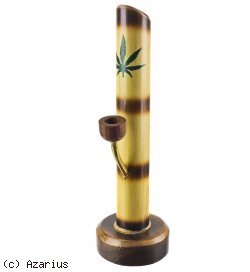 pipes cannabis Bong bamboo leaf small