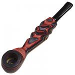 Wood pipe coloured