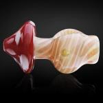 pipes cannabis Molino Glass Mushroom Pipe Red