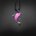 pipes cannabis Molino Glass Necklace - Dolphin