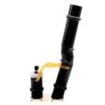 Acrylic waterpipe - black with reservoir