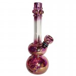 Gold Fumed Bubbler Bong