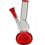 pipes cannabis Glass Bong Red