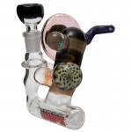 HOPS - Worked Inline Bubbler with Slide - Red Label