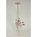 Beaker Based Bong - Pink/Black