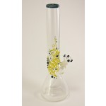 Beaker Based Bong - Teal/Yellow