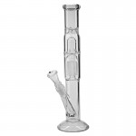 pipes cannabis Percolator Bong Ice 'Black Leaf ELITE'  6 arm tree perc - Without Carb Hole