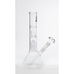 Biohazard Elite Glass Bong - Single Overlapping Tree