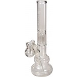 pipes cannabis Blaze Glass - Percolator Bong Clear with Ashcatcher