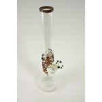 Beaker Based Bong - Amber/Purple/Green