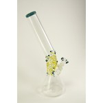 Beaker Based Bong - Lazyboy - Yellow/Teal