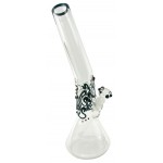 Beaker Based Bong - Lazyboy - Teal/Black