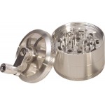 Moulins à Herbes cannabis 4 piece Aluminium Crank-Grinder