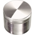 Moulins à Herbes cannabis Aluminium Grinder 4 part silver