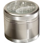 4 piece  Aluminium Grinder with window