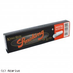 Papiers à Rouler cannabis Smoking Kingsize de Luxe, 2 en 1