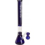 pipes cannabis Blaze Glass - Percolator Bong Blue with Ashcatcher