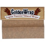 Papiers à Rouler cannabis Golden Wrap Cognac Flavored Blunt Papers - Single Pack