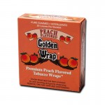 Papiers à Rouler cannabis Golden Wrap Peach Flavored Blunt Papers - Wholesale Box