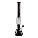 Weed Star - Black Messias 5mm Glass Bong - 12-arm Perc