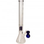 Blaze Glass - Beaker Base 4-arm Tree Percolator Ice Bong with Ashcatcher - Blue